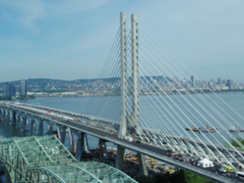 Bahnbrücke in Montreal